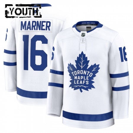 Barn Ishockey Toronto Maple Leafs tröja Fanatics Premium Mitch Marner 2024-25 Vit Borta